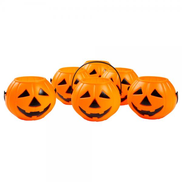 Halloweenpumpor Mini Hinkar 6-pack