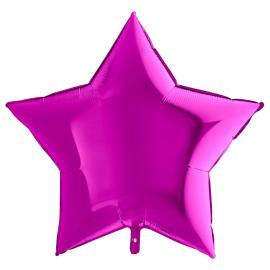 Folieballong Stjärna Lila XL