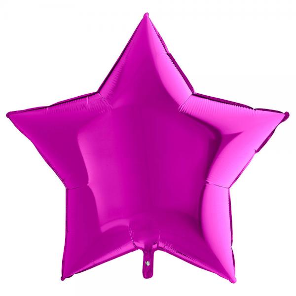 Folieballong Stjrna Lila XL
