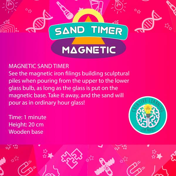 Timglas med Magnetisk Sand