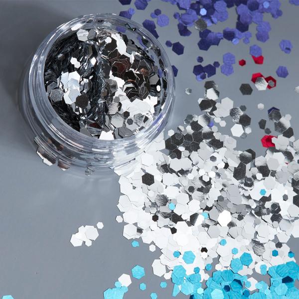 Moon Glitter Classic Chunky Glitter Silver
