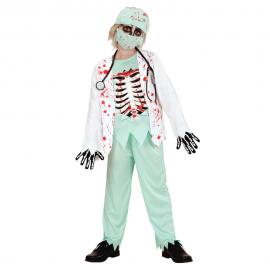 Zombie Doktor Dräkt Barn Medium