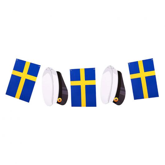 Student Girlang Flaggor och Mssor