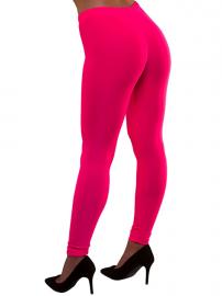 80-tals Leggings Neonrosa Medium