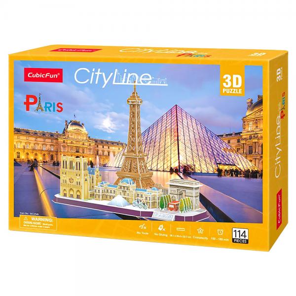 3D Pussel Cityline Paris