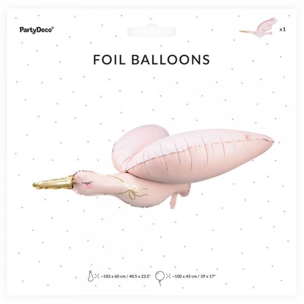 Folieballong Stork