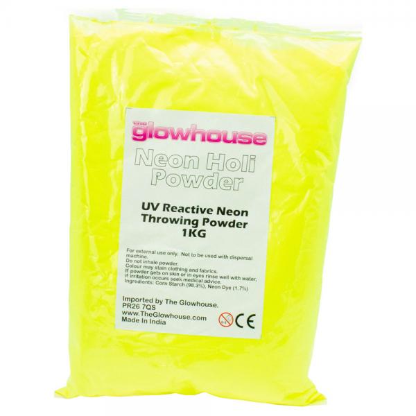 UV Neon Pulver Gul 1 kg