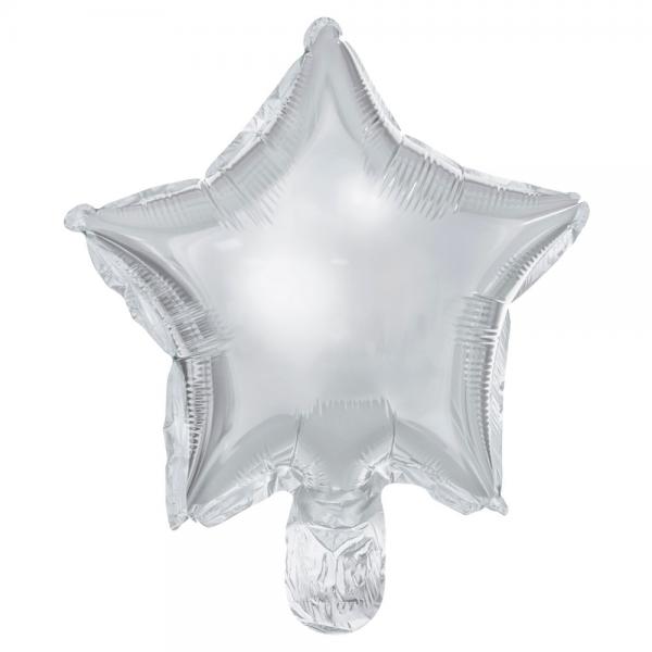 Folieballonger Stjrna Silver 25-pack