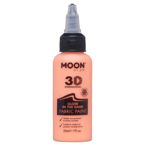 Moon Glow Sjlvlysande Textilfrg Orange 30 ml