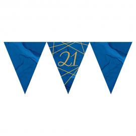 21 Års Flaggirlang Marinblå