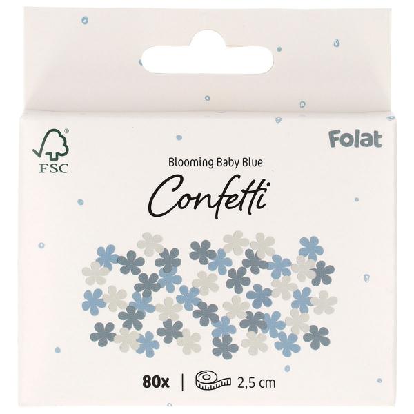 Konfetti Blommor Blgr/Puderbl/Beige 80-pack