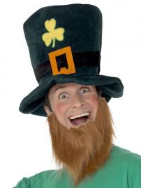 Leprechaun Hatt med Skägg