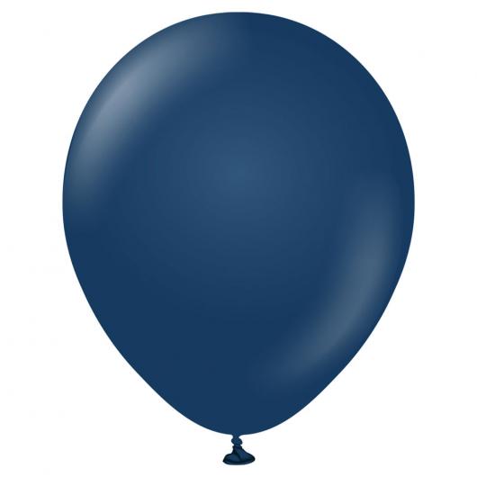 Blå Stora Standard Latexballonger Navy