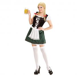 Kort dirndl Klänning Oktoberfest X-Large