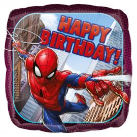 Spiderman Folieballong Happy Birthday