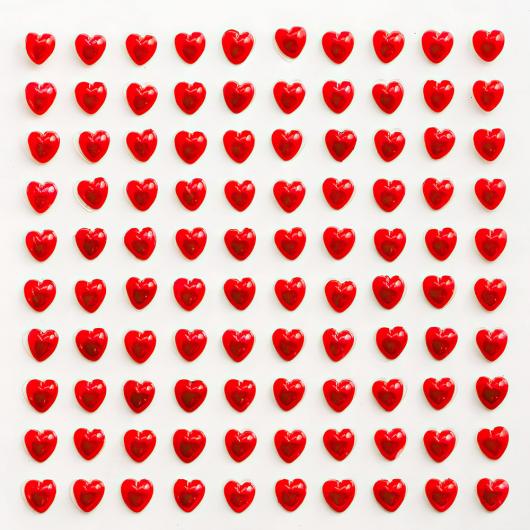Små Hjärtan Pärl Klistermärken