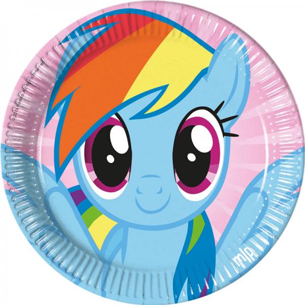My Little Pony Rainbow Dash Papptallrikar