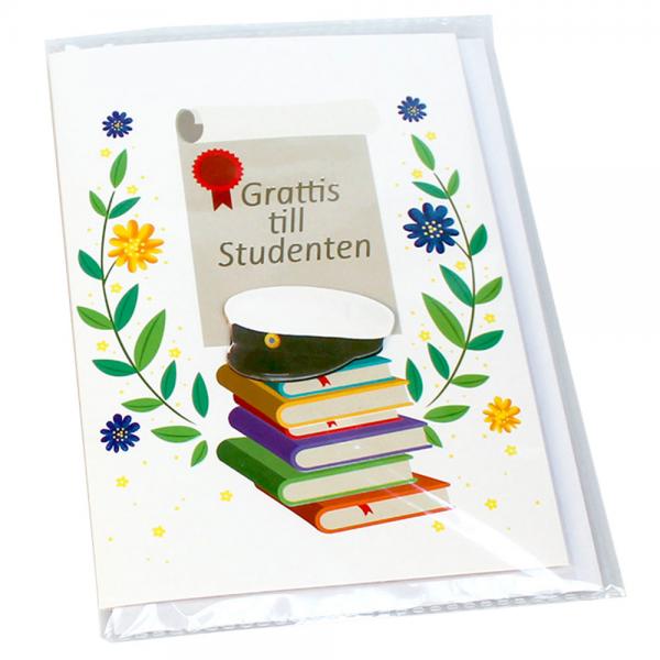 Student Grattiskort med Kuvert