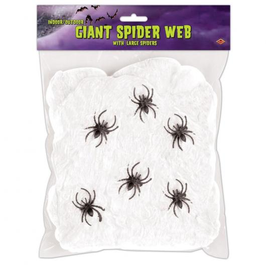 Spindelväv med Svarta Spindlar