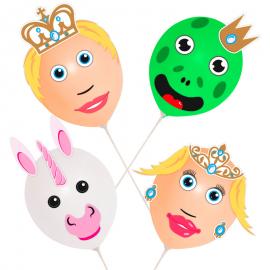 Ballonger Prins och Prinsessa Set