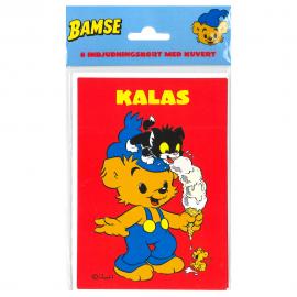 Bamse Inbjudningskort