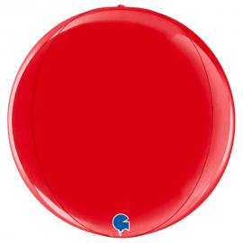 Globe Folieballong Röd