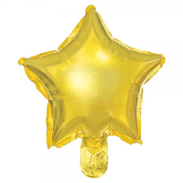 Folieballonger Stjrna Guld 25-pack