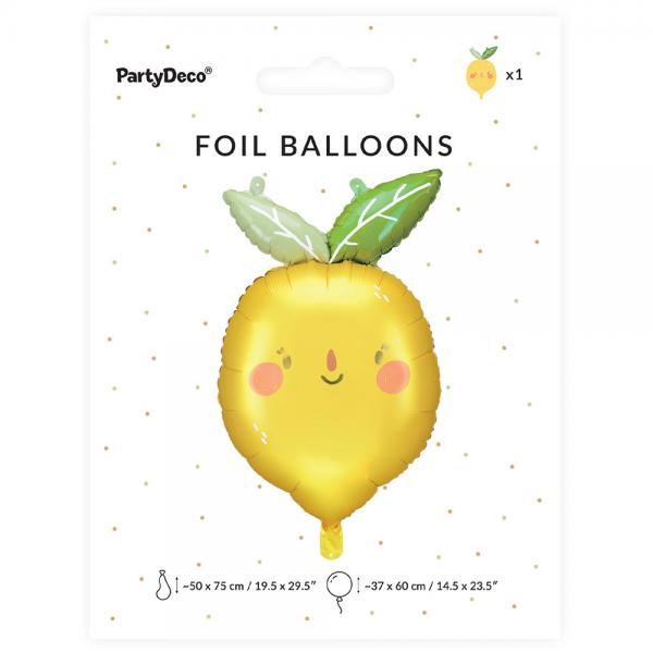 Folieballong Citron