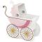 Baby Shower Presentaskar Barnvagn Rosa