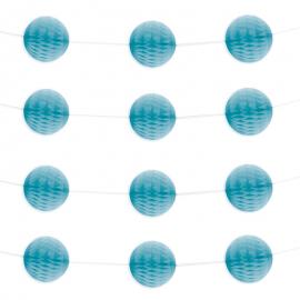 Hängande Honeycomb Dekorationer Blå