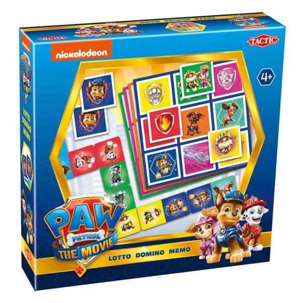 Paw Patrol Lotto Domino Memo Barnspel