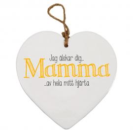 Keramikhjärta Mamma