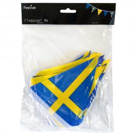 Vimpelgirlang Sverige Flaggor Mini