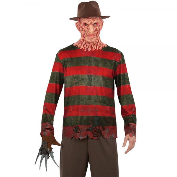 Freddy Krueger Trja med Hatt och Handske