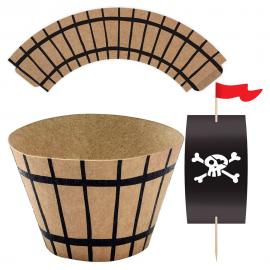Pirates Party Cupcake Dekorations Kit