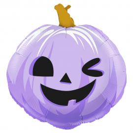 Halloween Pumpa Folieballong Lila