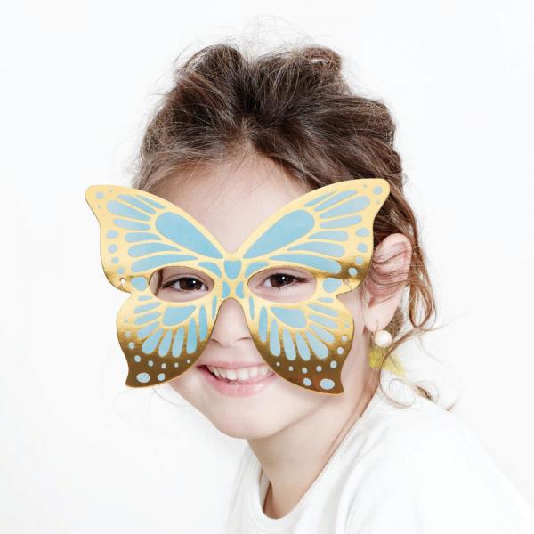 Shimmering Butterfly Pappmasker