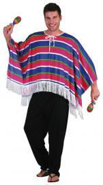 Mexikansk Poncho Maskeraddräkt