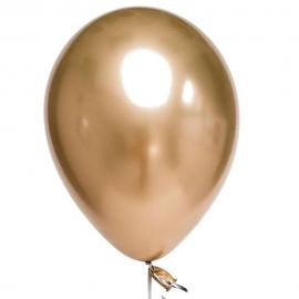 Ballonger Chrome Mirror Guld 50-pack