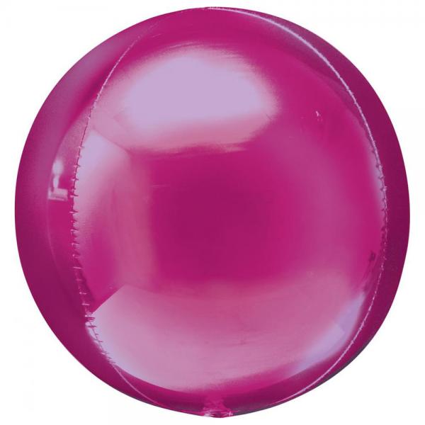 Folieballong Orbz Rosa