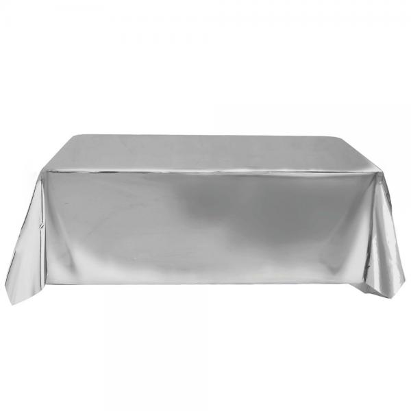 Bordsduk Metallic Silver