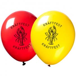 Kräftskiva Ballonger med Kräftfest 25-Pack