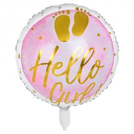 Folieballong Hello Girl