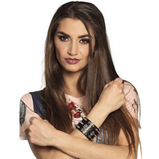 Armband med Nitar och Dskallar