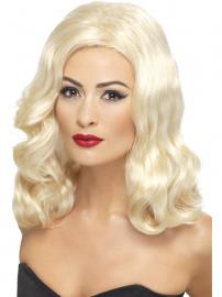 20-tals Blond Peruk