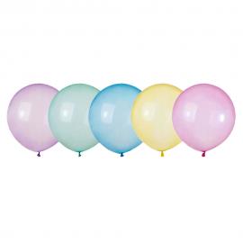 Stora Runda Rainbow Crystal Ballonger Mix 25-pack