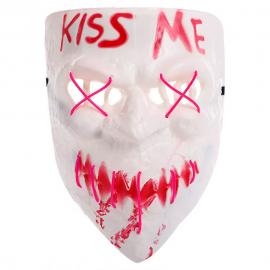 Kiss Me Mask LED Rosa