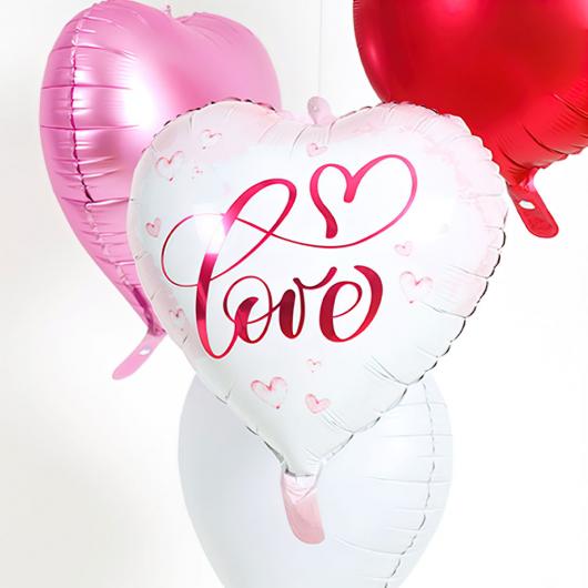 Folieballong Hjärta Love