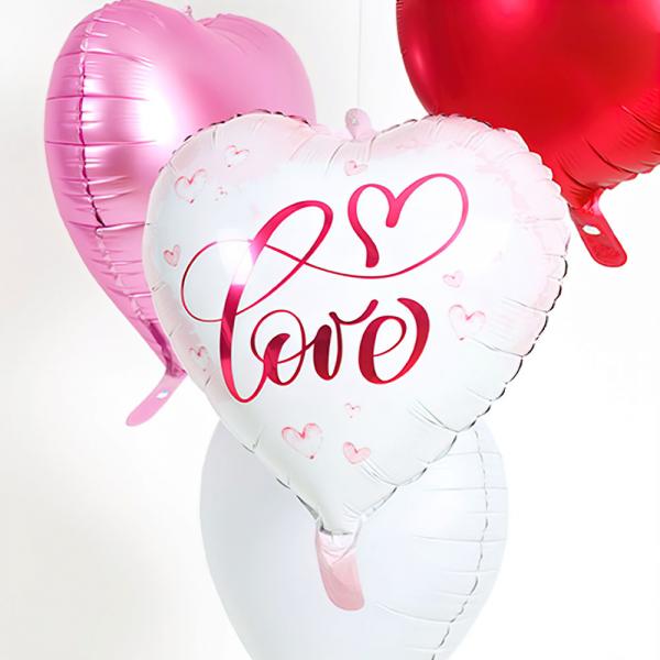 Folieballong Hjrta Love