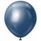 Premium Stora Latexballonger Chrome Navy